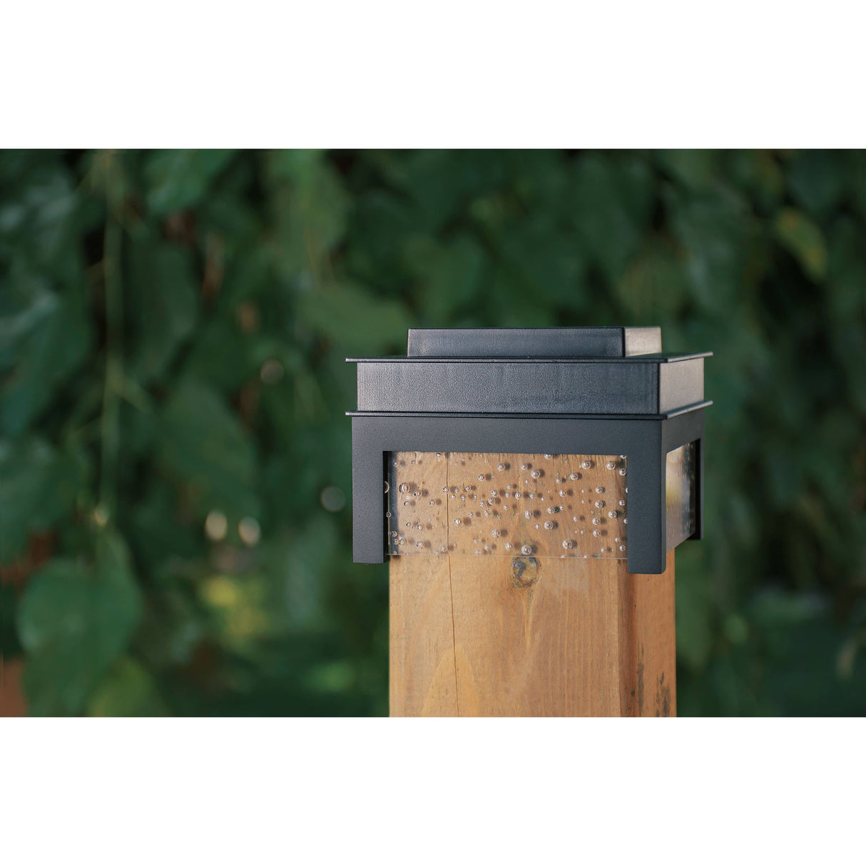 Solar Post Cap - for 4" x 4" Post, Black