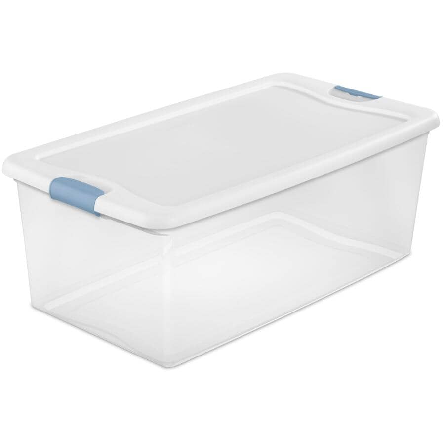 100 L Large Clip Storage Box - Clear