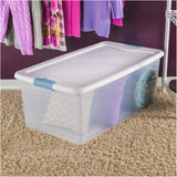 100 L Large Clip Storage Box - Clear