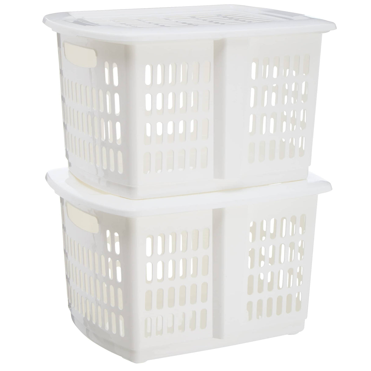 24L Storage Box with Cover - 2 Pack