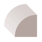 1/2" x 1/2" x 8' Finger Jointed Pine Primed Quarter Round Moulding