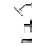 Adessa Single Handle Pressure Balanced Tub & Shower Faucet - Chrome