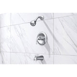Merton Single Handle Pressure Balanced Tub & Shower Faucet - Chrome
