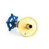 1/2" PEX x 3/4" Male Garden Hose Thread Bibb Sillcock Valve - with Flange