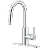 Adessa Single Handle Pull-Down Kitchen Faucet - Chrome