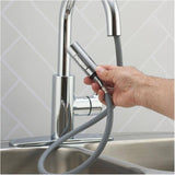 Adessa Single Handle Pull-Down Kitchen Faucet - Chrome