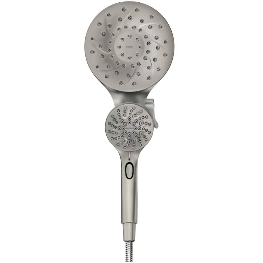 Engage 6 Setting Handheld & Rain Showerhead - with Magnetix, Spot Resist Brushed Nickel
