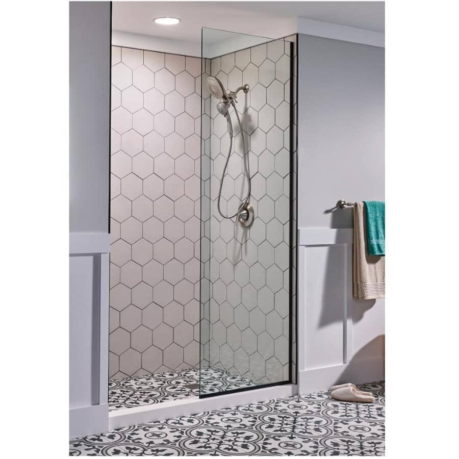 Engage 6 Setting Handheld & Rain Showerhead - with Magnetix, Spot Resist Brushed Nickel