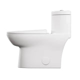 4.1 L/6 L Tofino High Efficiency Dual Flush Elongated Toilet - White