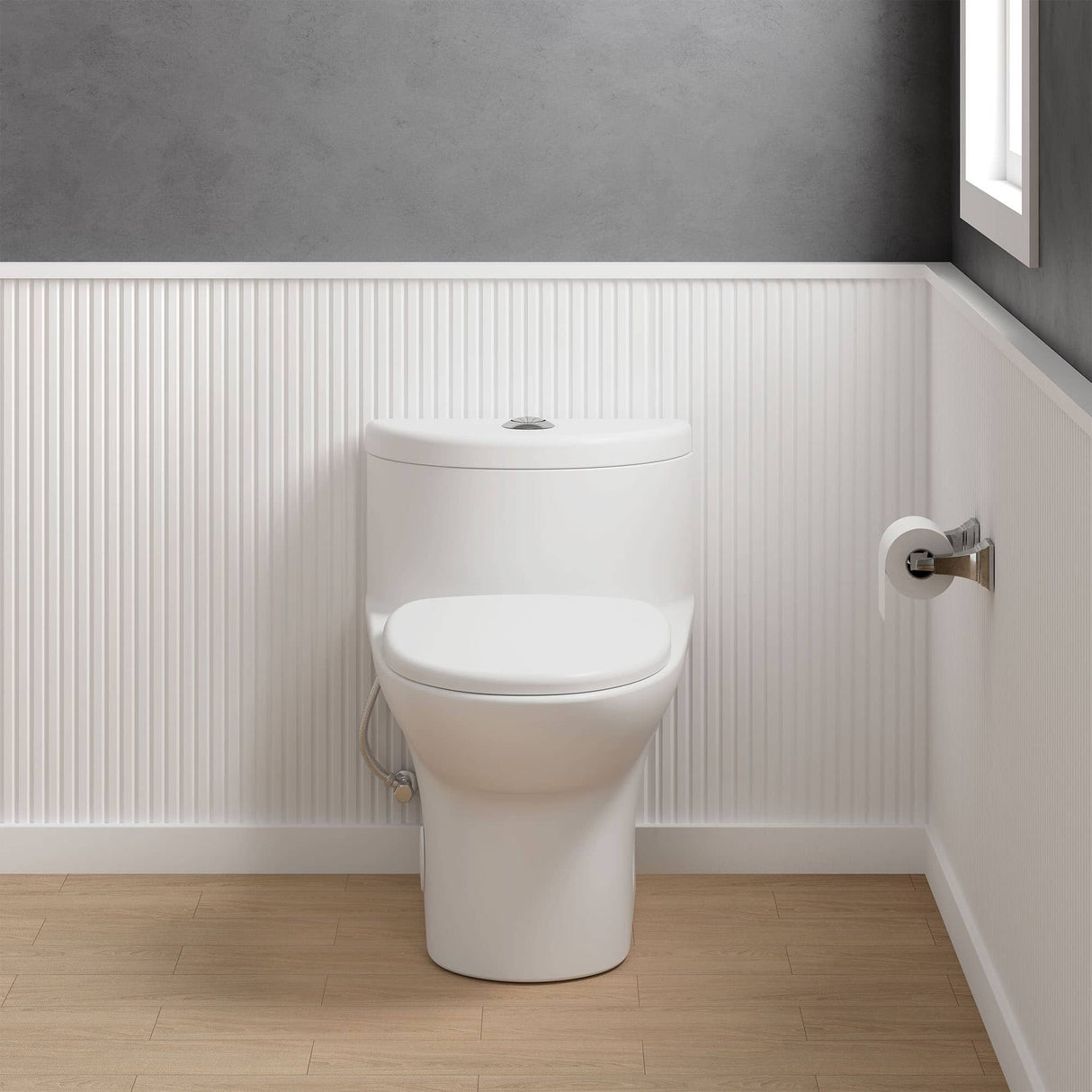4.1 L/6 L Tofino High Efficiency Dual Flush Elongated Toilet - White