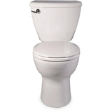 6 L Ravenna 3 Round Toilet - White, 15"