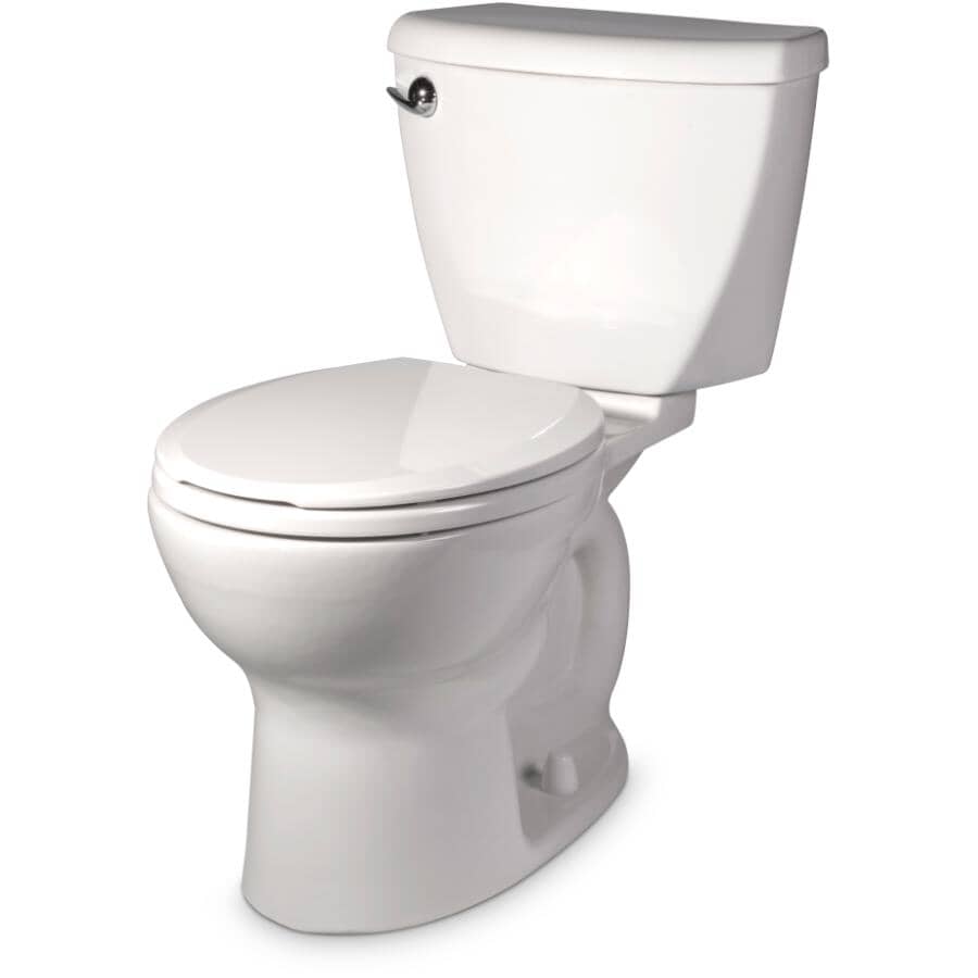 6 L Ravenna 3 Round Toilet - White, 15"