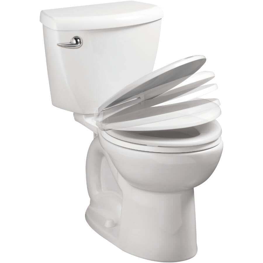 6 L Ravenna 3 Round Toilet - White, 15"