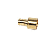 1/2" PEX  x 1/2" FPT Copper Sweat Brass Adapter