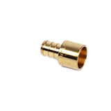 1/2" PEX  x 1/2" FPT Copper Sweat Brass Adapter