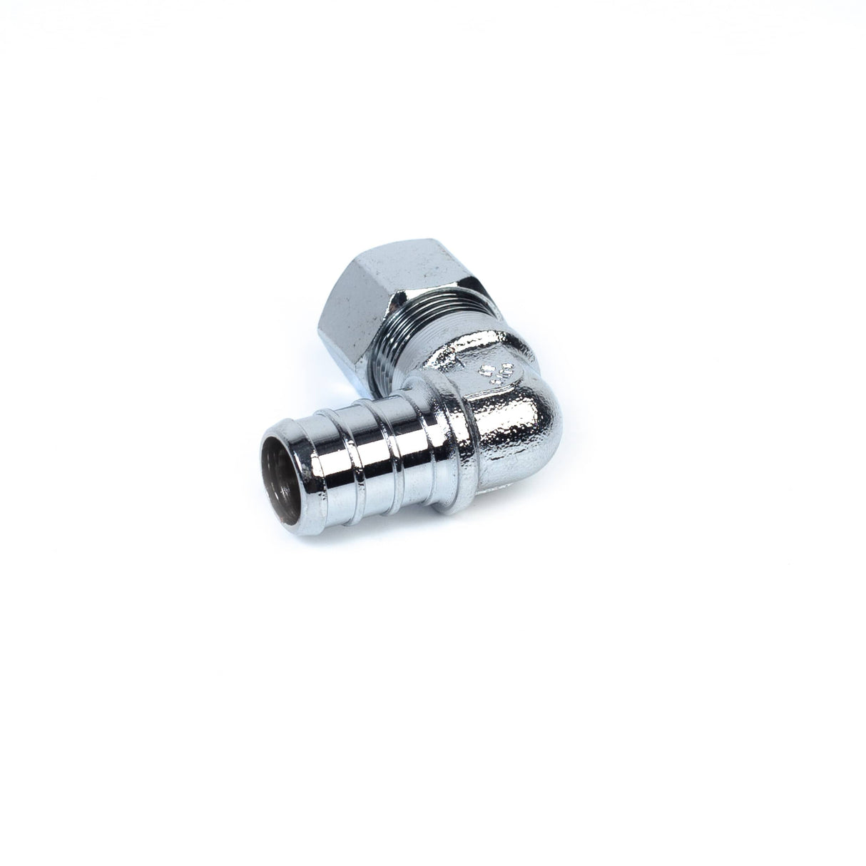 1/2" PEX  x 3/8" Compression Brass 90 Degree Elbow