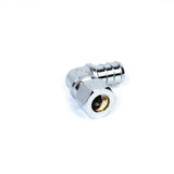 1/2" PEX  x 3/8" Compression Brass 90 Degree Elbow