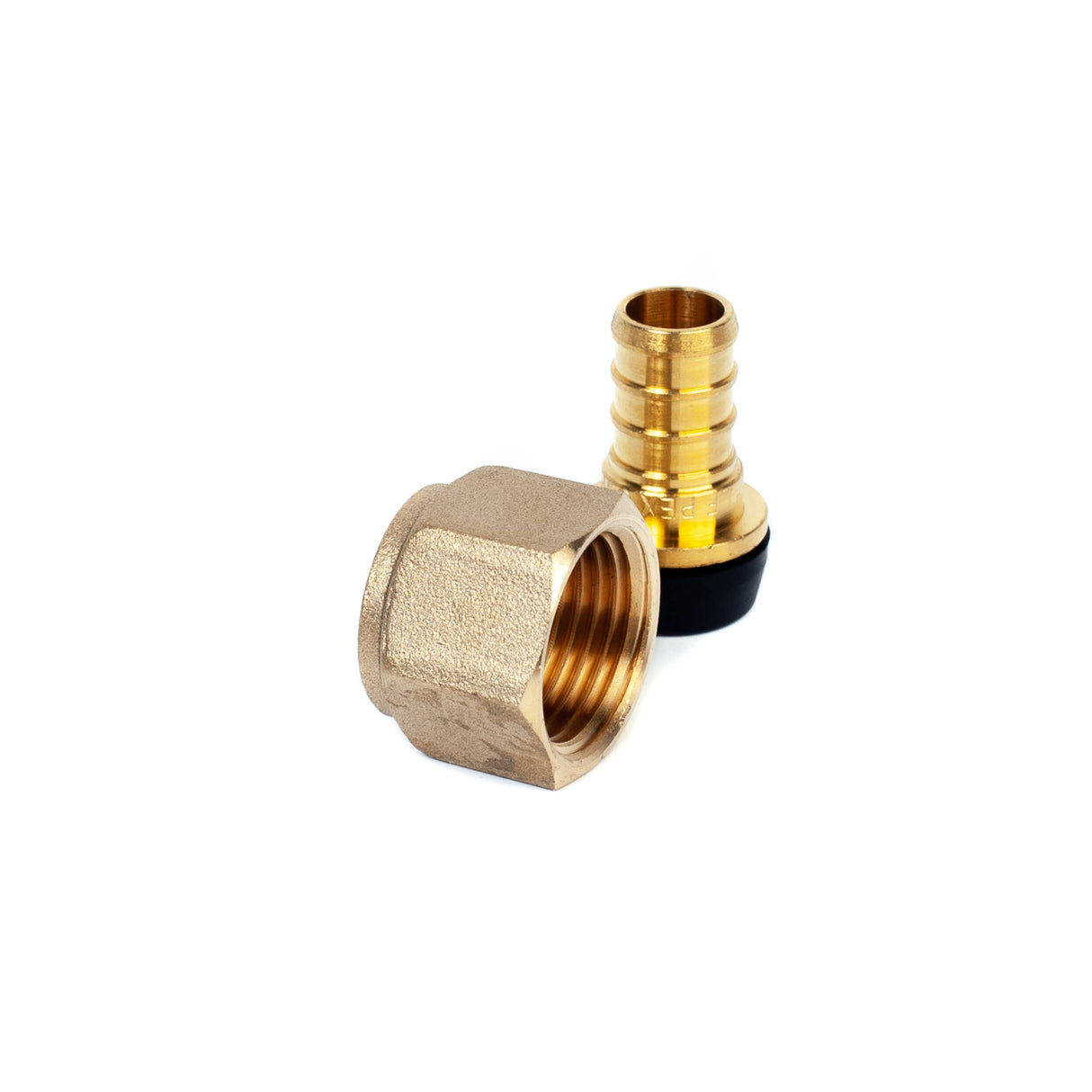 1/2" PEX  x 1/2" FPT Swivel Brass Adapter