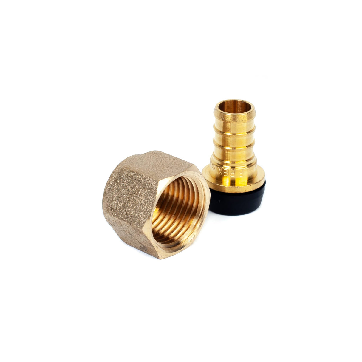 1/2" PEX  x 1/2" FPT Swivel Brass Adapter