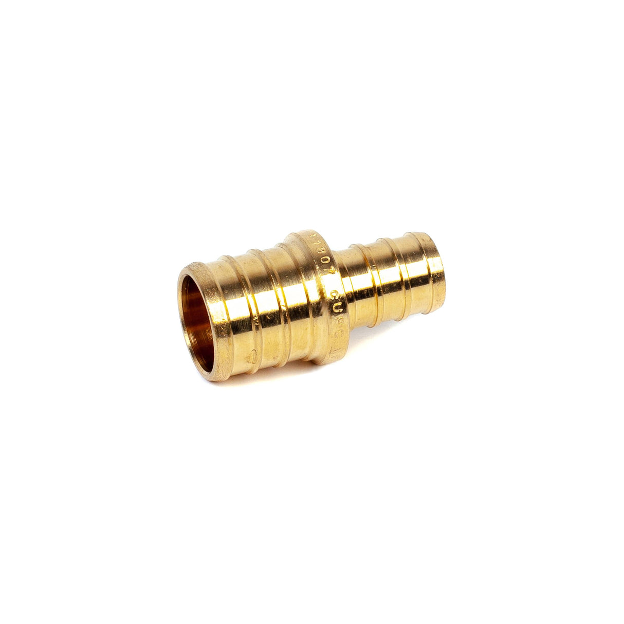 3/4" PEX x 1/2" PEX Brass Coupling