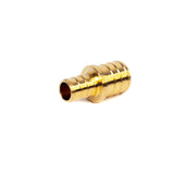 3/4" PEX x 1/2" PEX Brass Coupling