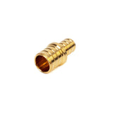 3/4" PEX x 1/2" PEX Brass Coupling