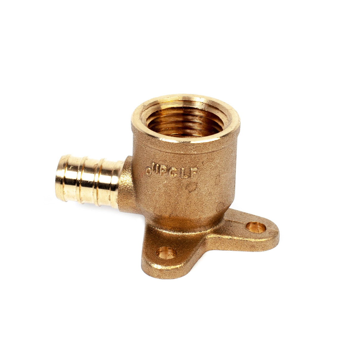 1/2" PEX  x 1/2" FPT Brass 90 Degree Drop Ear Elbow