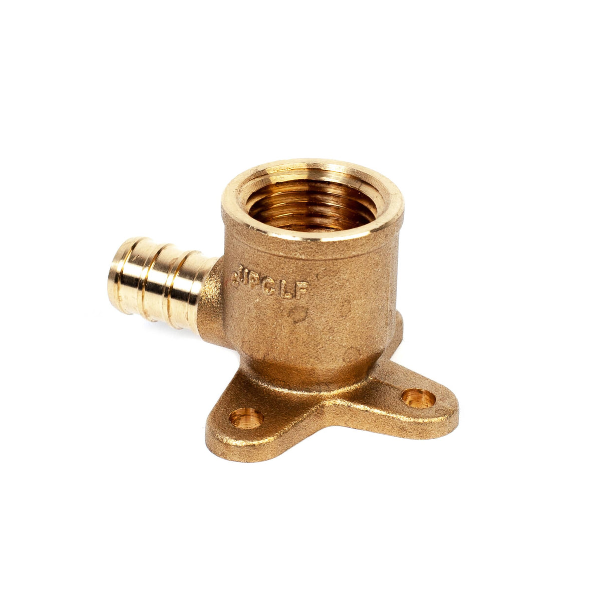 1/2" PEX  x 1/2" FPT Brass 90 Degree Drop Ear Elbow