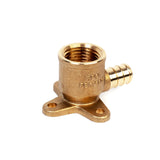 1/2" PEX  x 1/2" FPT Brass 90 Degree Drop Ear Elbow