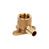 1/2" PEX  x 1/2" FPT Brass 90 Degree Drop Ear Elbow