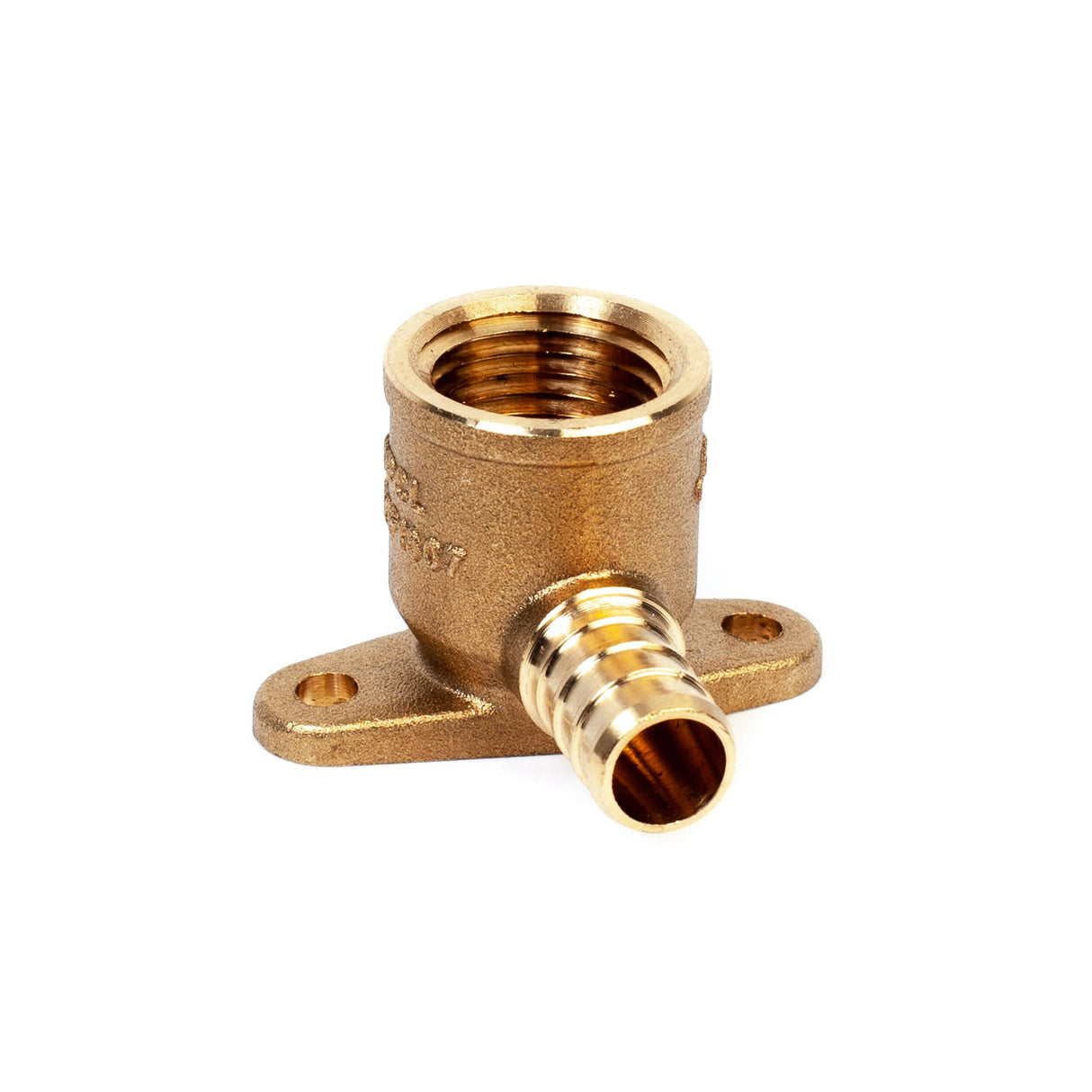 1/2" PEX  x 1/2" FPT Brass 90 Degree Drop Ear Elbow