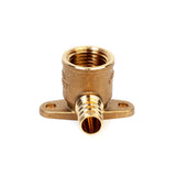 1/2" PEX  x 1/2" FPT Brass 90 Degree Drop Ear Elbow