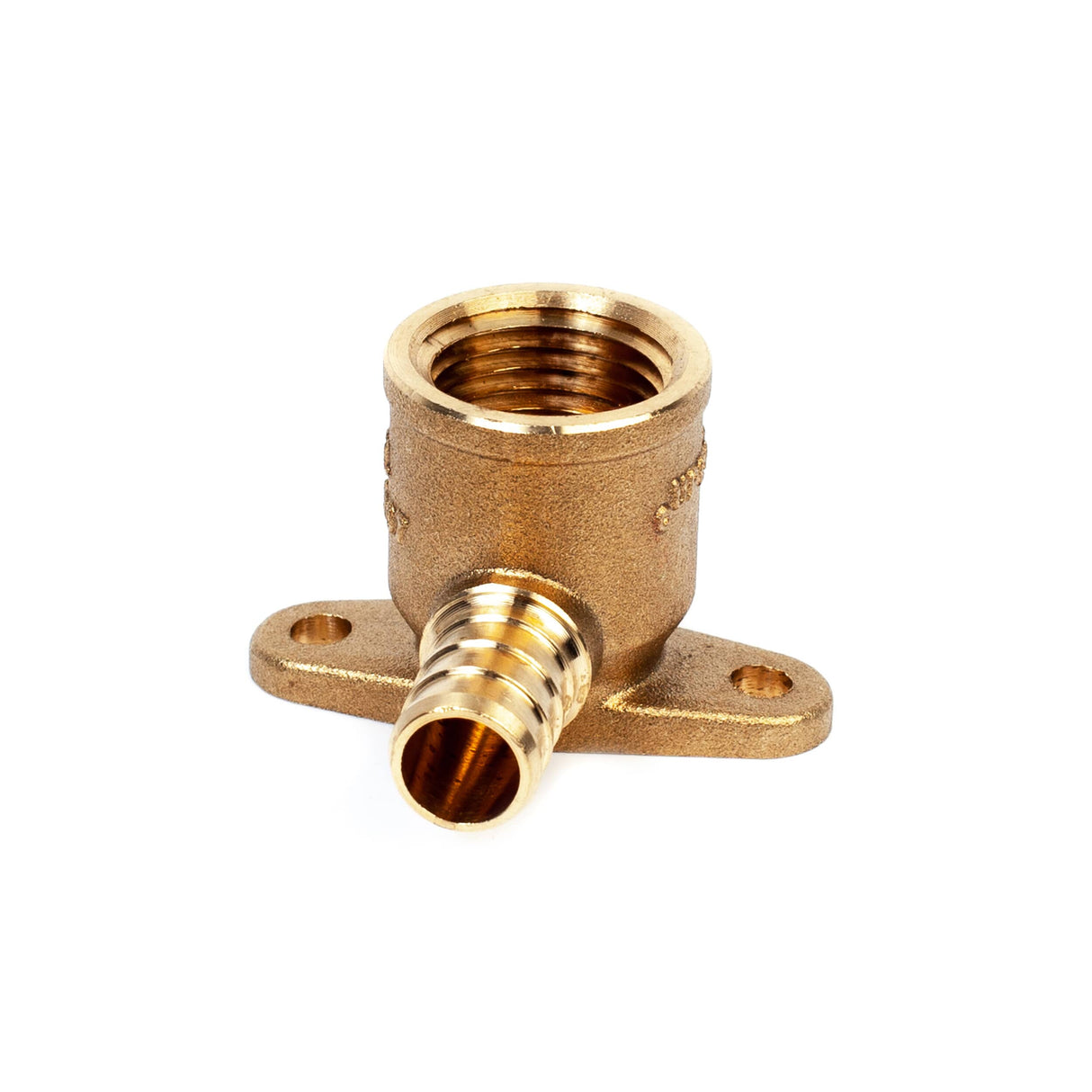 1/2" PEX  x 1/2" FPT Brass 90 Degree Drop Ear Elbow