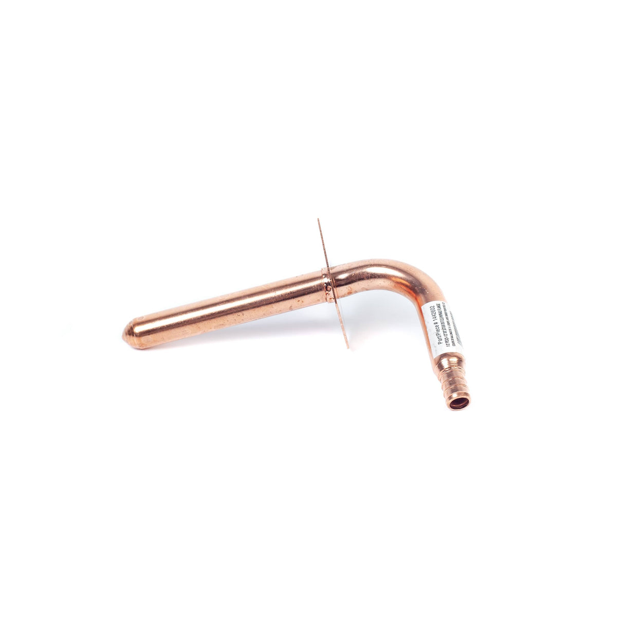 6" x 1/2" PEX Copper Stub-Out 90 Degree Elbow with Flange