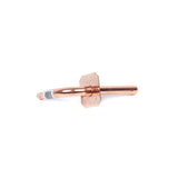 6" x 1/2" PEX Copper Stub-Out 90 Degree Elbow with Flange