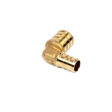 3/4" PEX x 1/2" PEX Brass 90 Degree Reducing Elbow