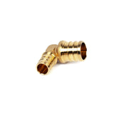 3/4" PEX x 1/2" PEX Brass 90 Degree Reducing Elbow
