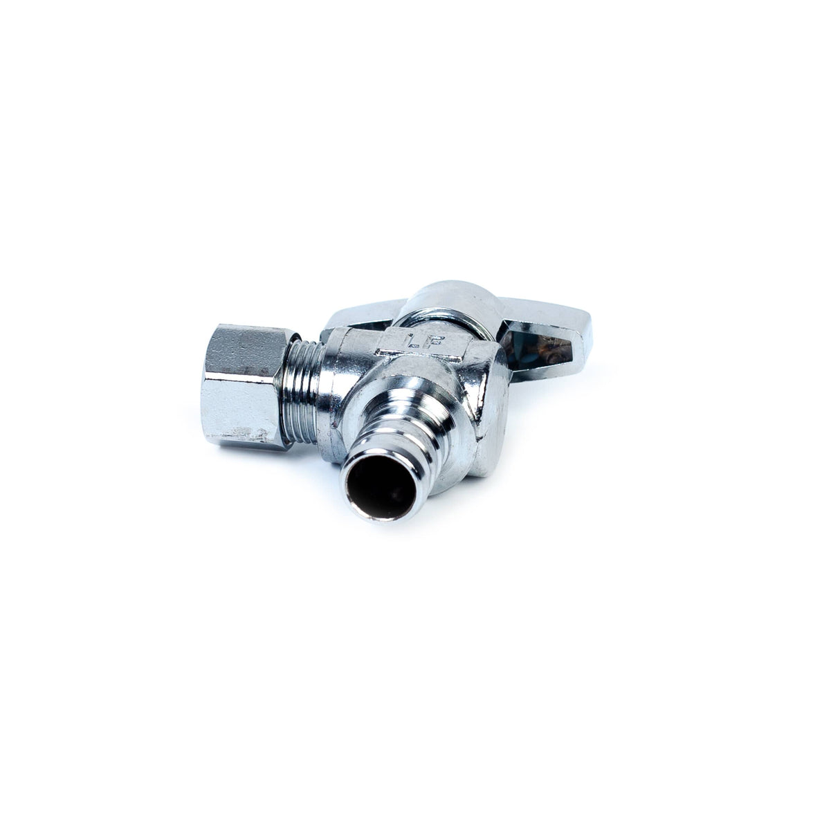 1/2" PEX x 3/8" Compression Quarter-Turn Angle Stop Valve