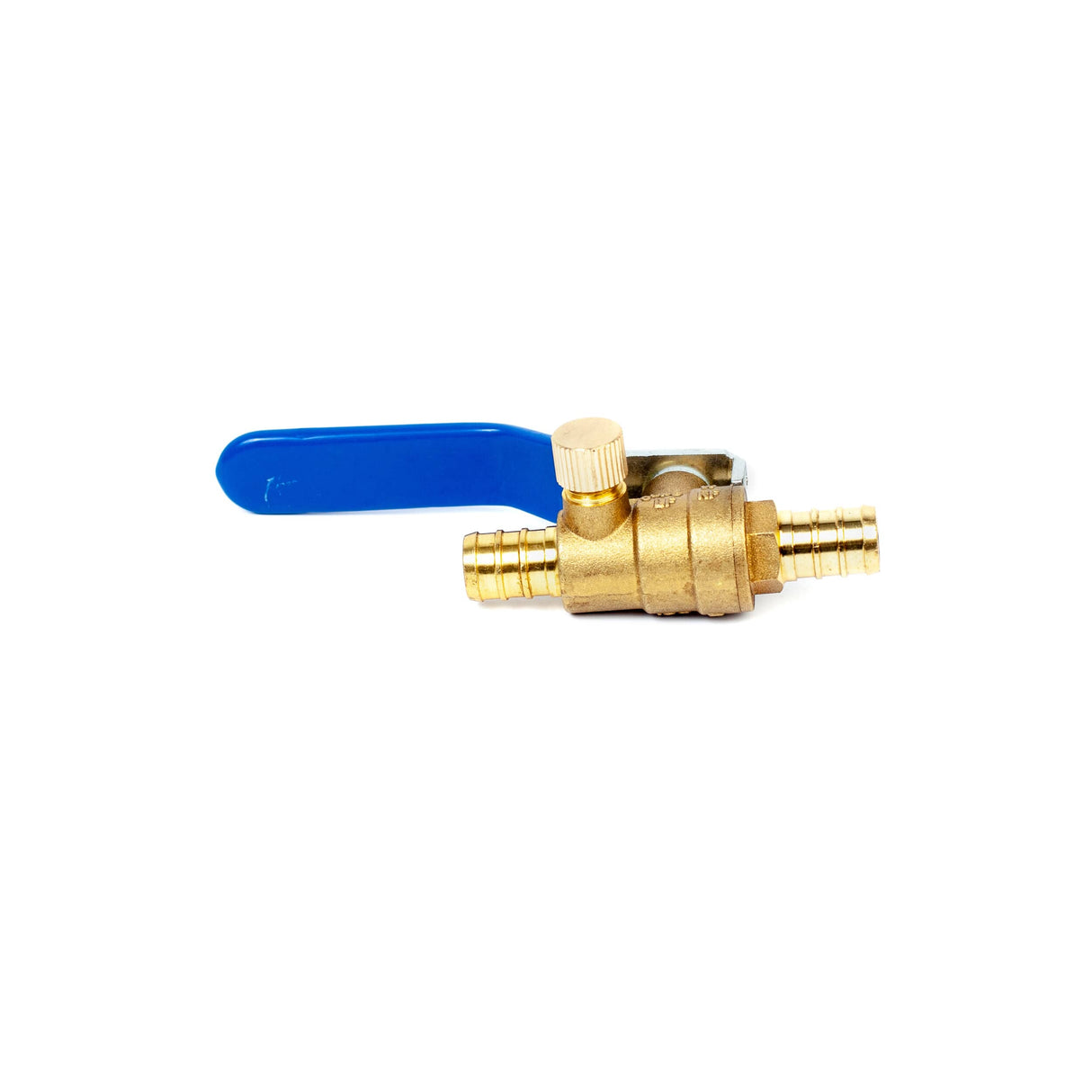 1/2" PEX Brass Ball Valve - with Drain