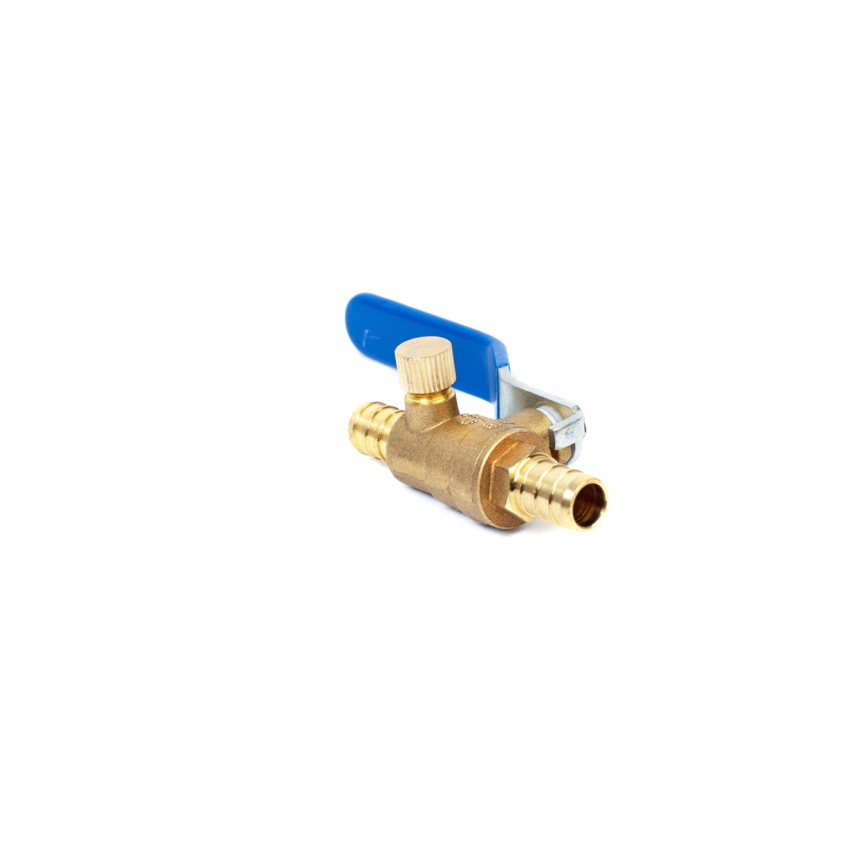 1/2" PEX Brass Ball Valve - with Drain