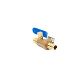 1/2" PEX Brass Ball Valve - with Drain