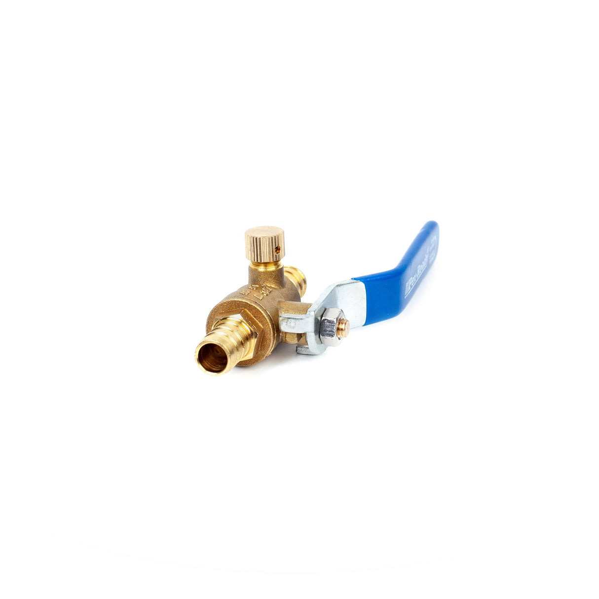 1/2" PEX Brass Ball Valve - with Drain