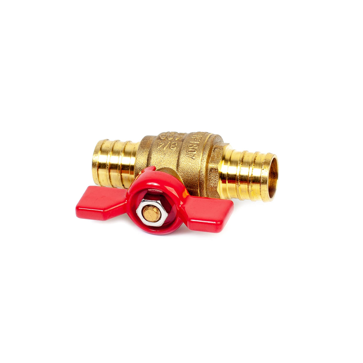 3/4" PEX Brass T-Handle Ball Valve