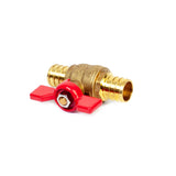 3/4" PEX Brass T-Handle Ball Valve