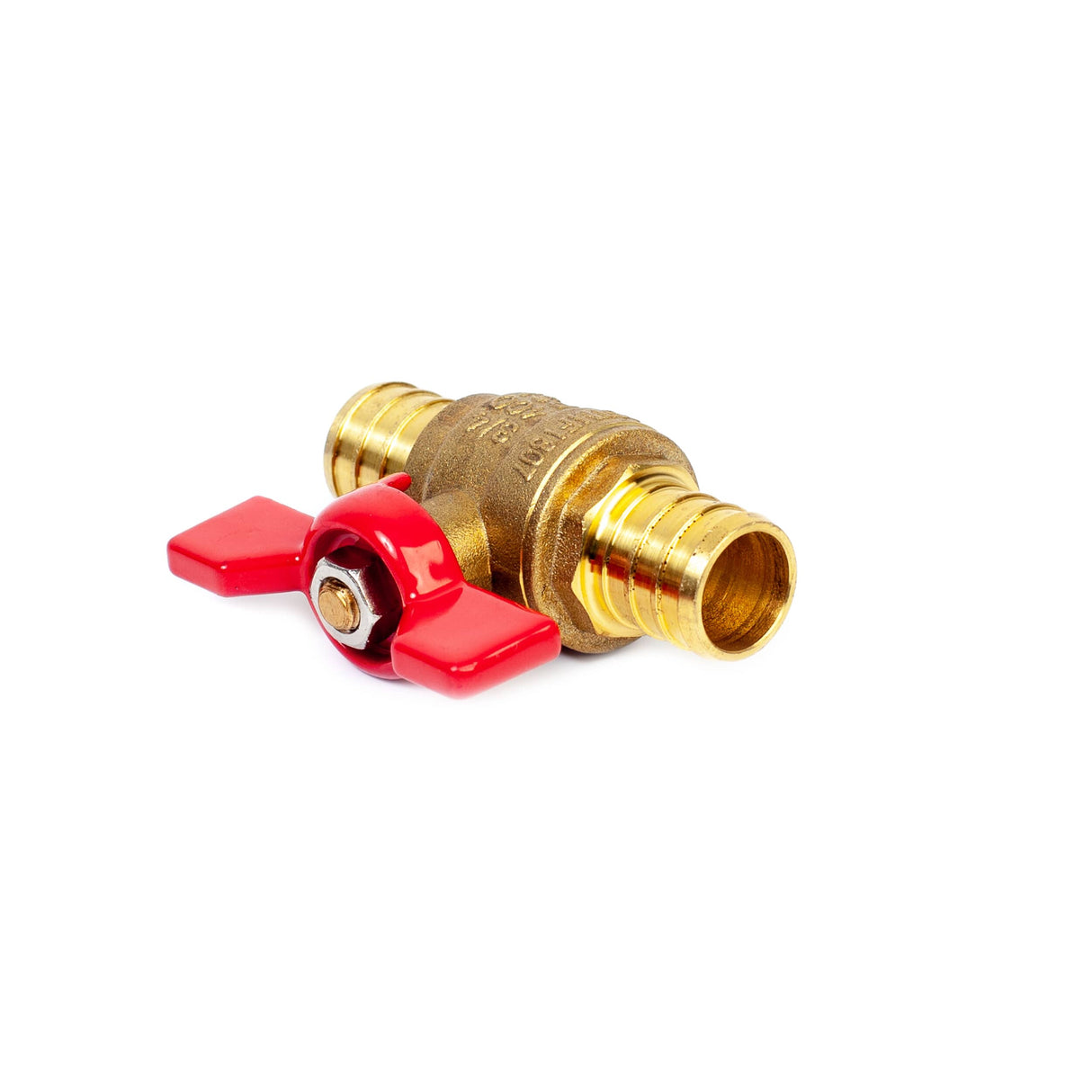 3/4" PEX Brass T-Handle Ball Valve