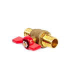 3/4" PEX Brass T-Handle Ball Valve