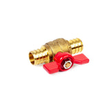3/4" PEX Brass T-Handle Ball Valve