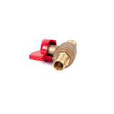 1/2" PEX Brass T-Handle Ball Valve