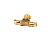 1/2" x 1/2" x 3/4" PEX Brass Tee
