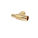 3/4" x 1/2" x 3/4" PEX Brass Tee